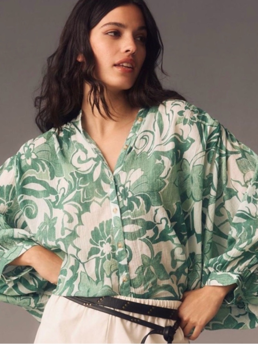 Pilcro Sidney Batwing Blouse from Anthropologie